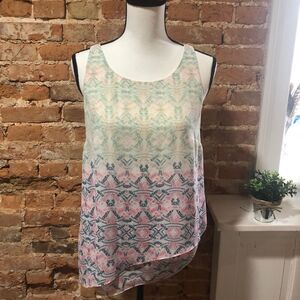 CAbi #250 MOSAIC PRINT TIERED TANK - S